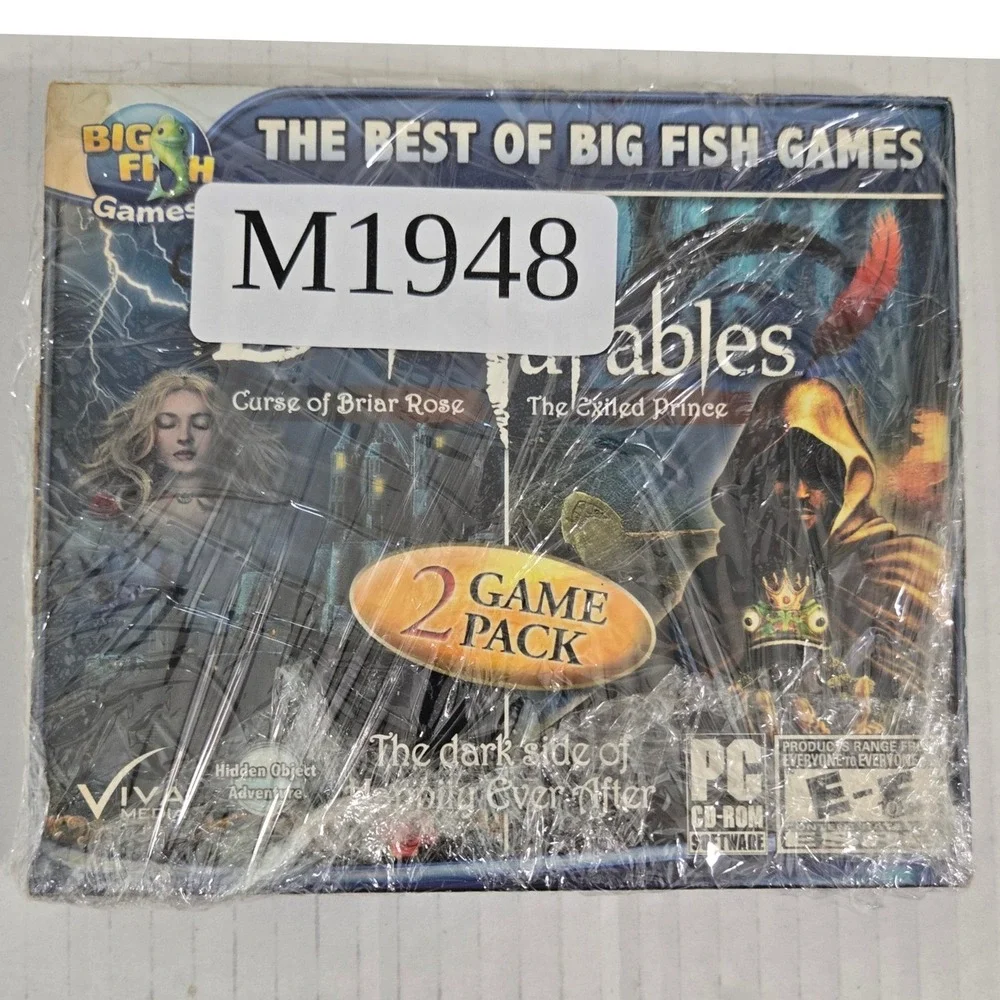 Dark Parables 2 Game Pack PC Game Curse of Briar Rose Exiled Prince CD